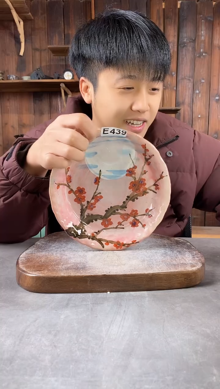 【闪购商品】碗439，手工手绘，新年快乐！