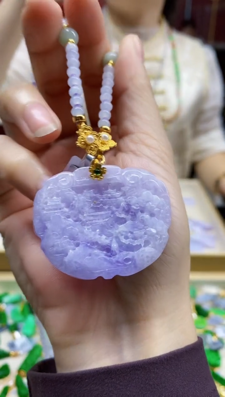 颈饰未镶嵌翡翠翡翠吊坠