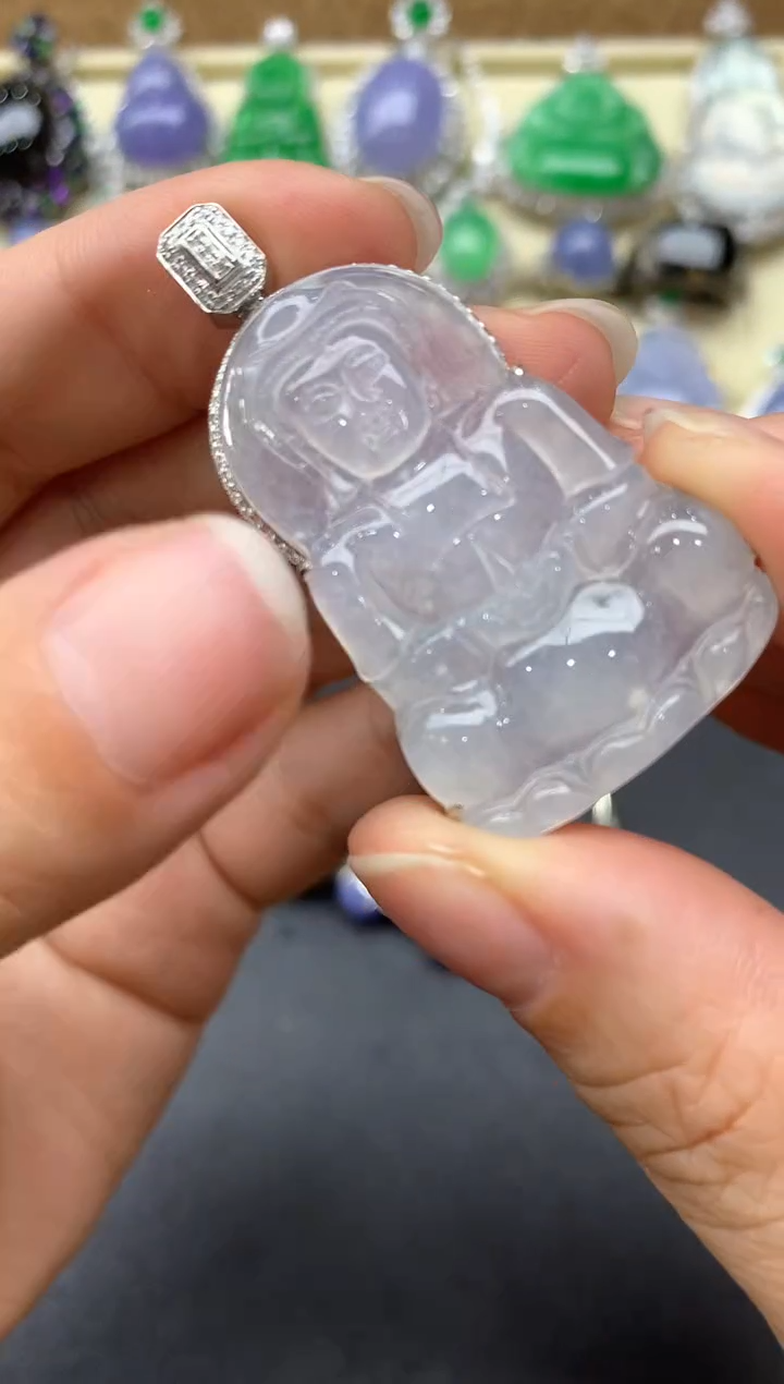 【闪购商品】翡翠颈饰18K金镶嵌533-中国好珍宝