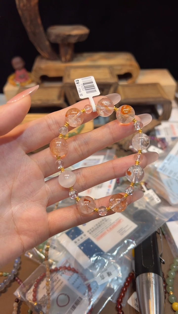 水晶手链未镶嵌手饰@@