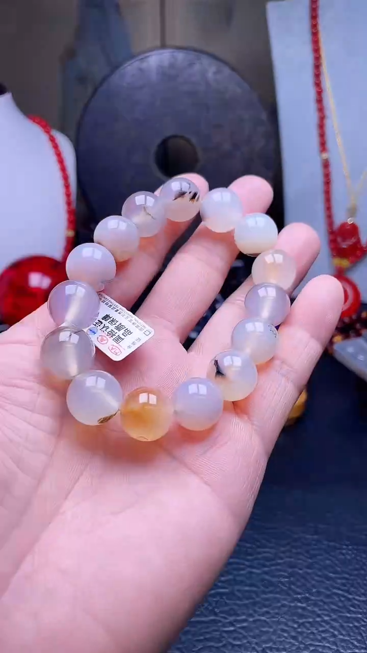 未镶嵌手链玛瑙/玉髓天然珠宝【多样性拍一发一】