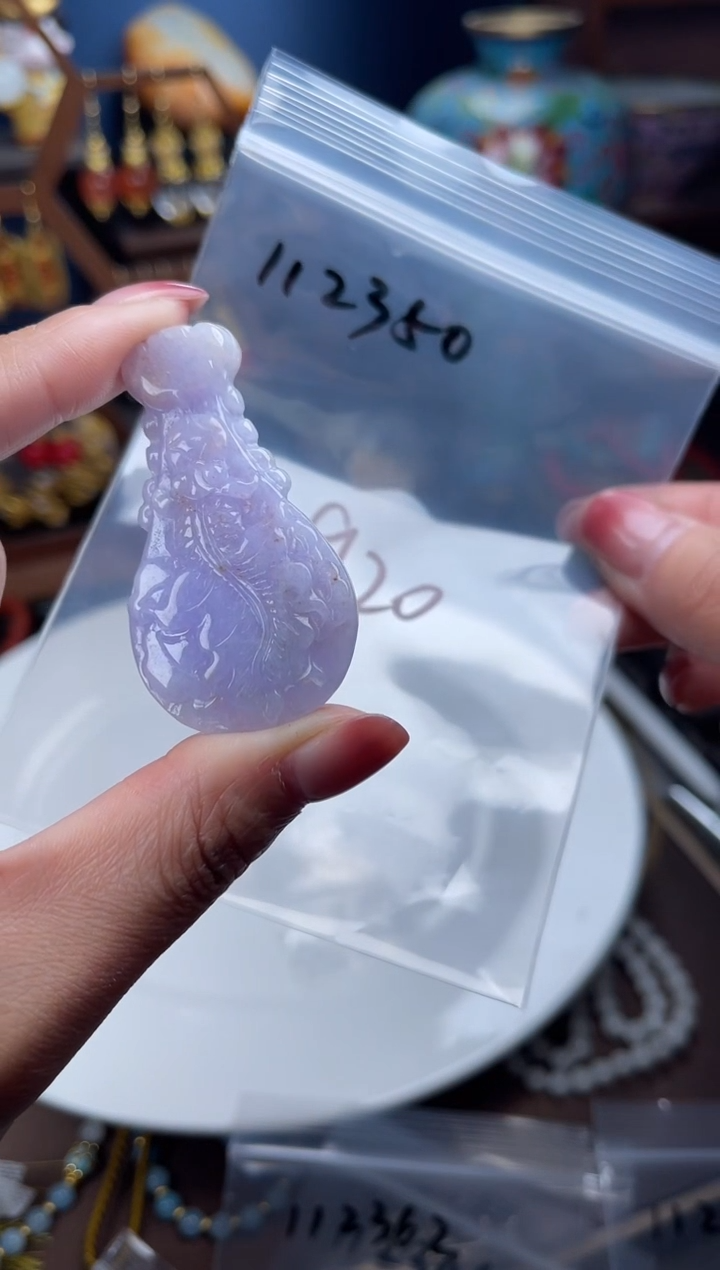 未镶嵌挂件翡翠姚****鹭，112350