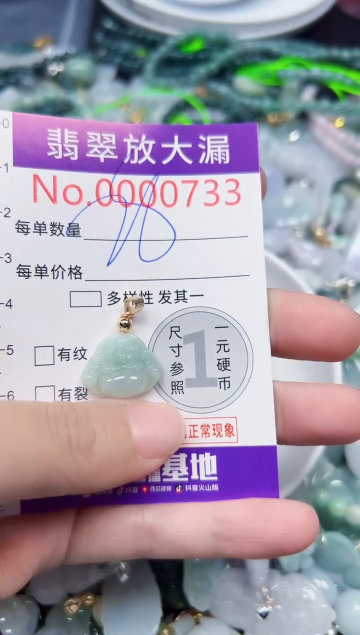 颈饰未镶嵌翡翠733