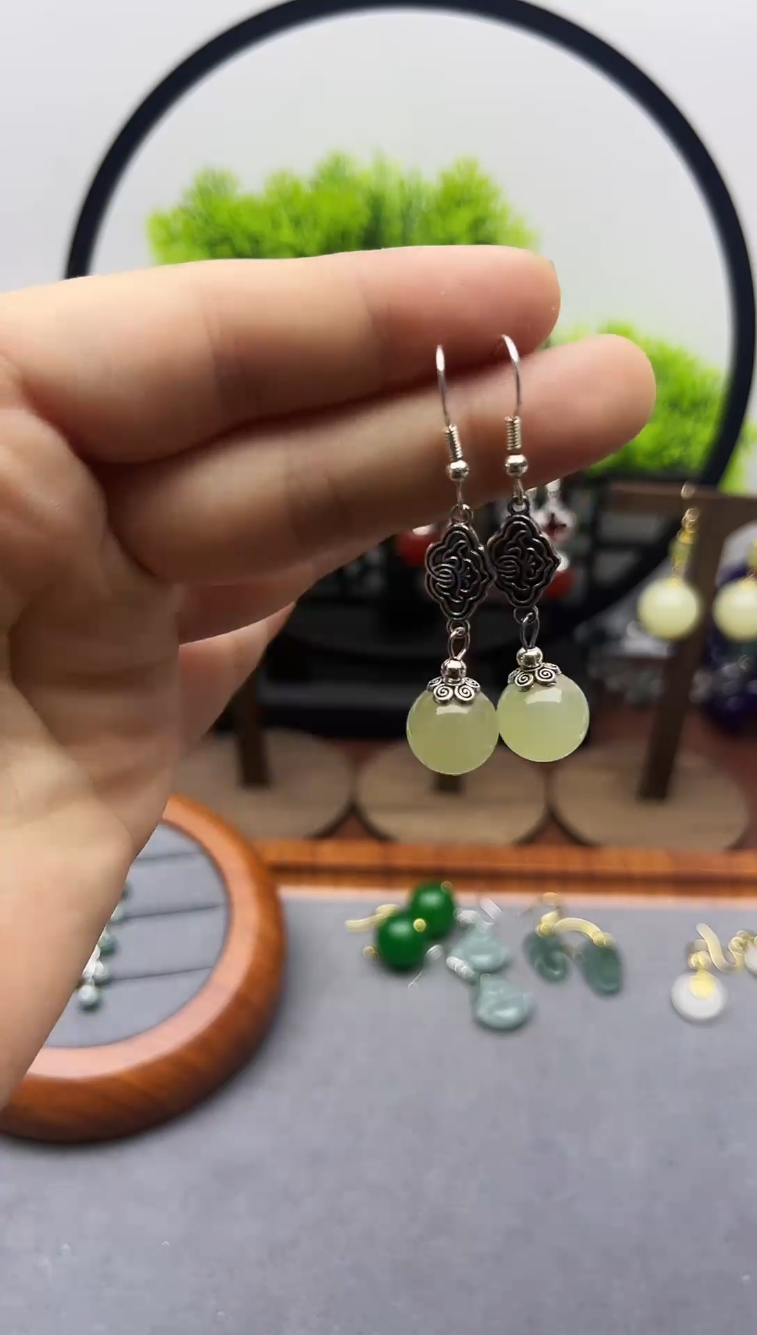 未镶嵌和田玉耳饰248000