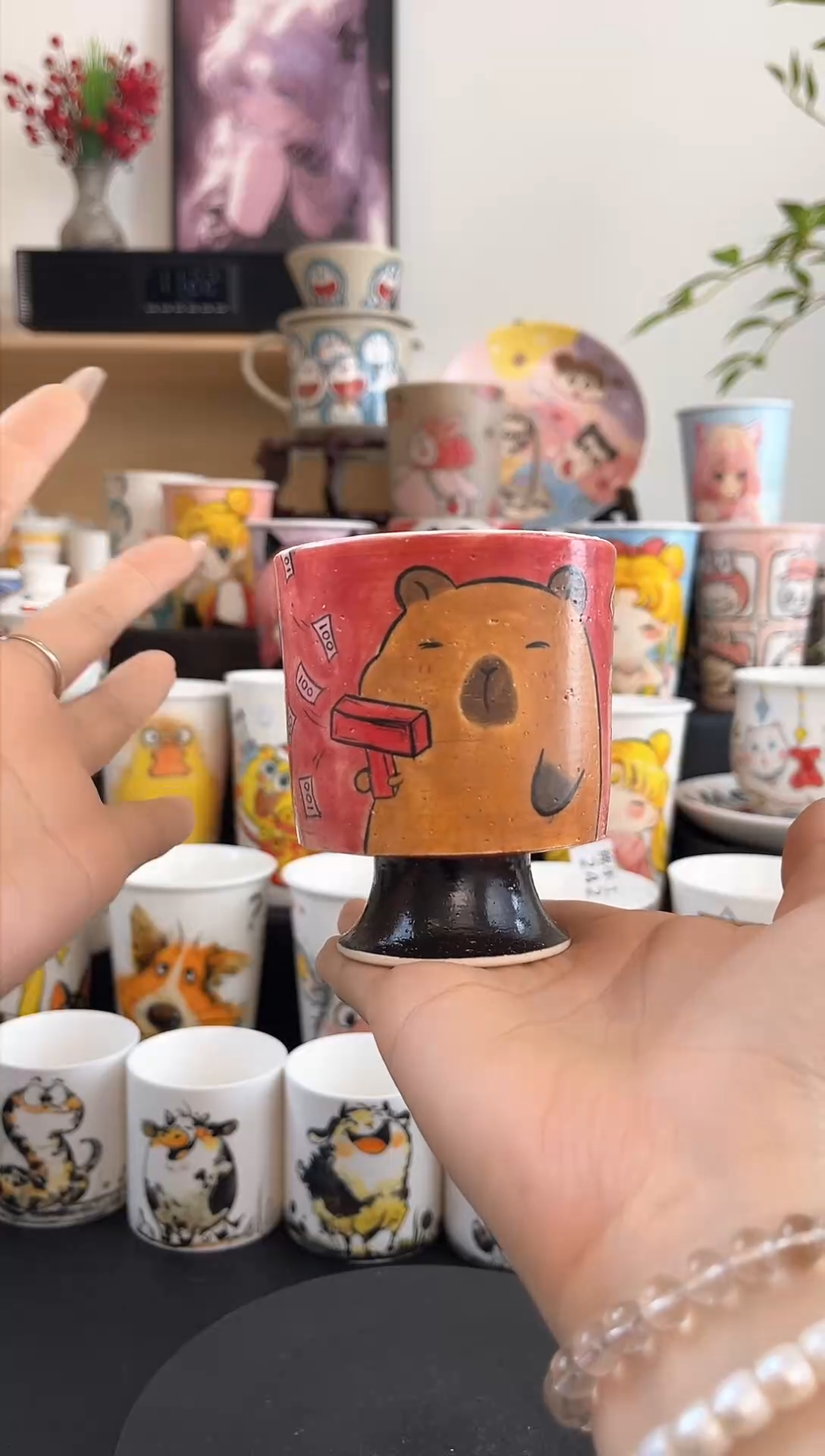 【闪购商品】摆件笙笙漫手工手绘小杯杯