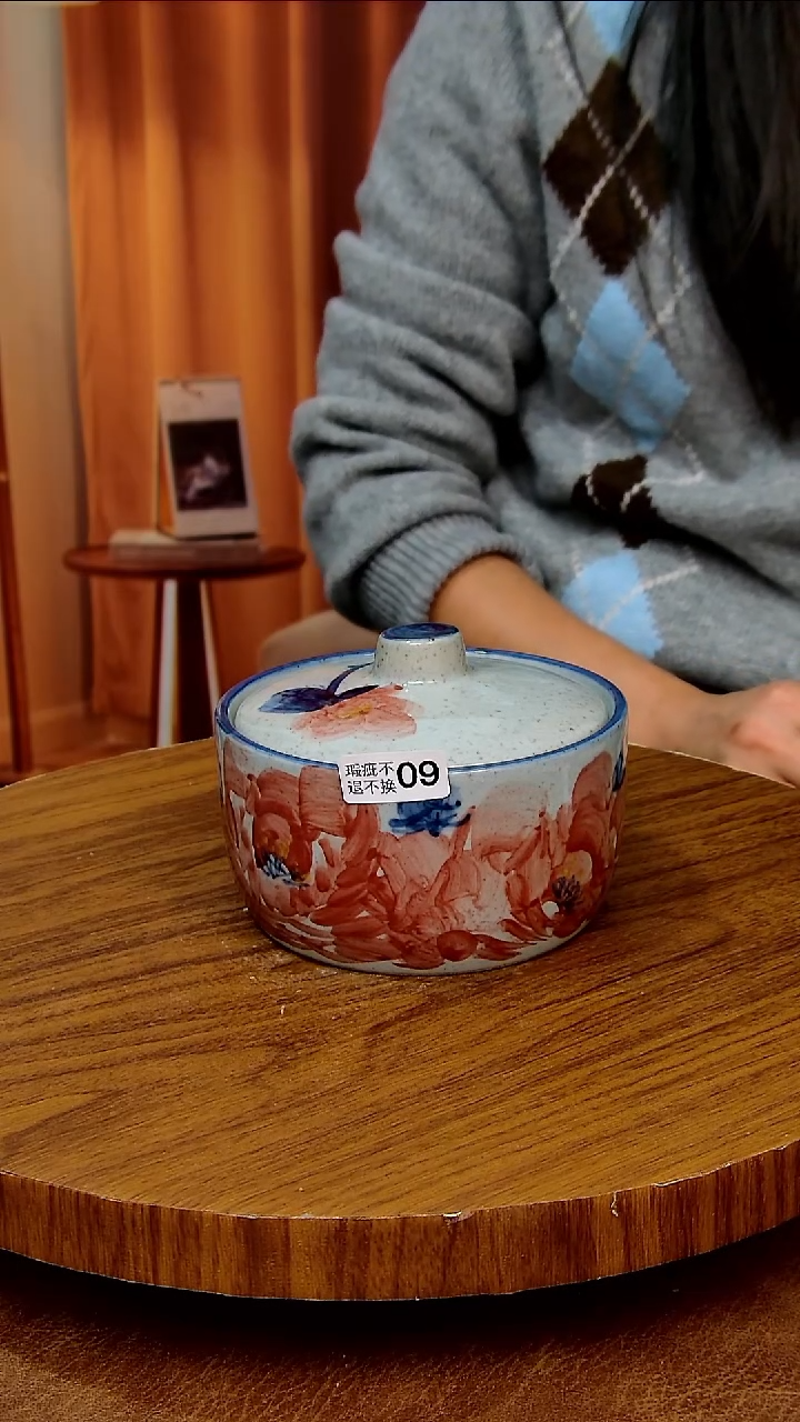 杯子陶景德镇手工手绘釉下彩陶瓷