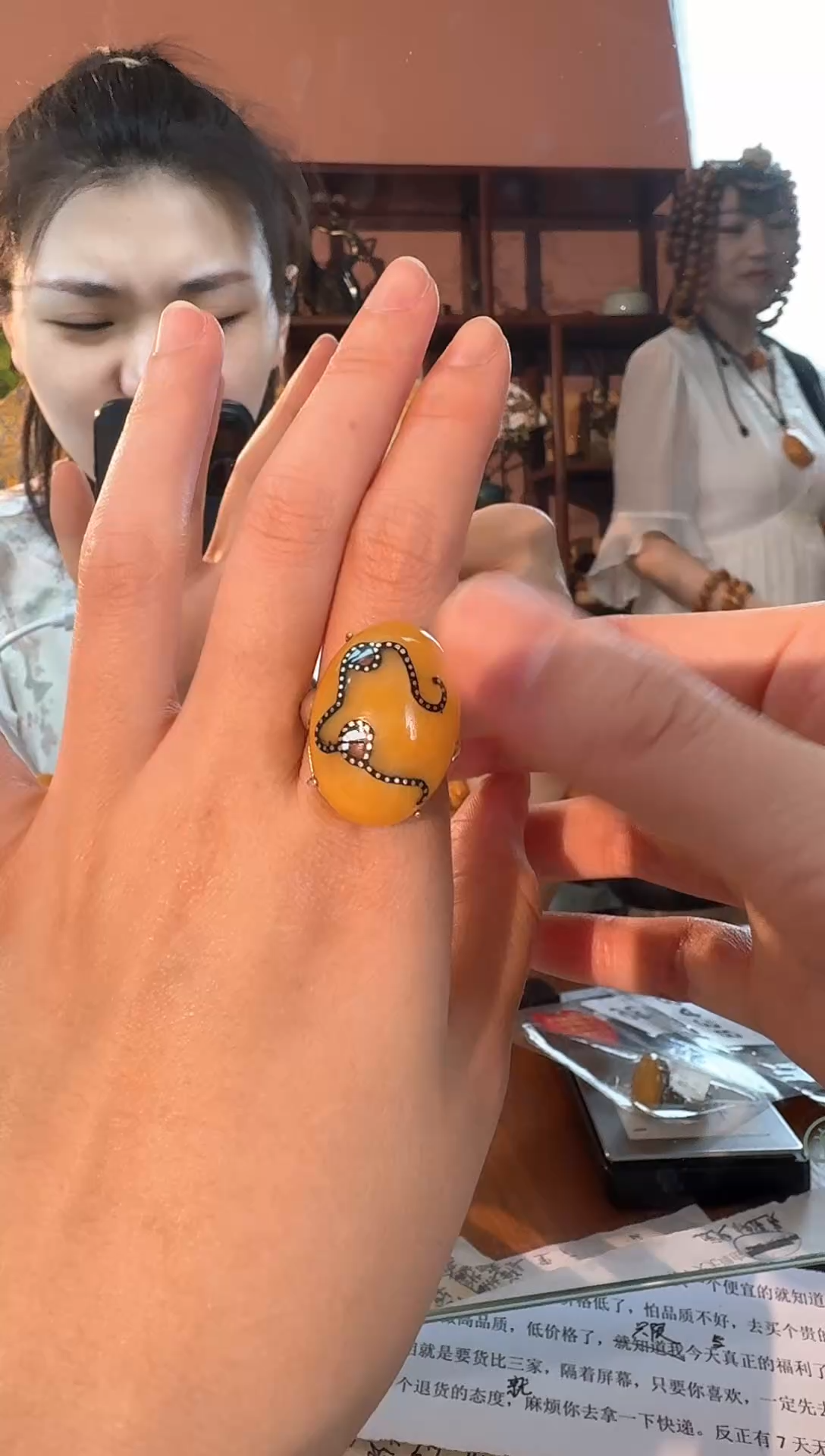 银S925镶嵌颈饰蜜蜡9025天然珠宝奇石假一罚十