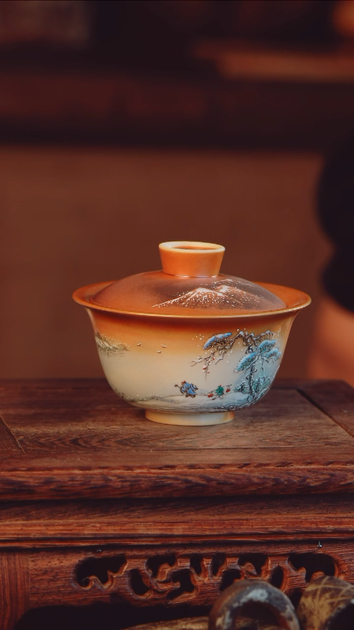 老昌号手工手绘茶器-