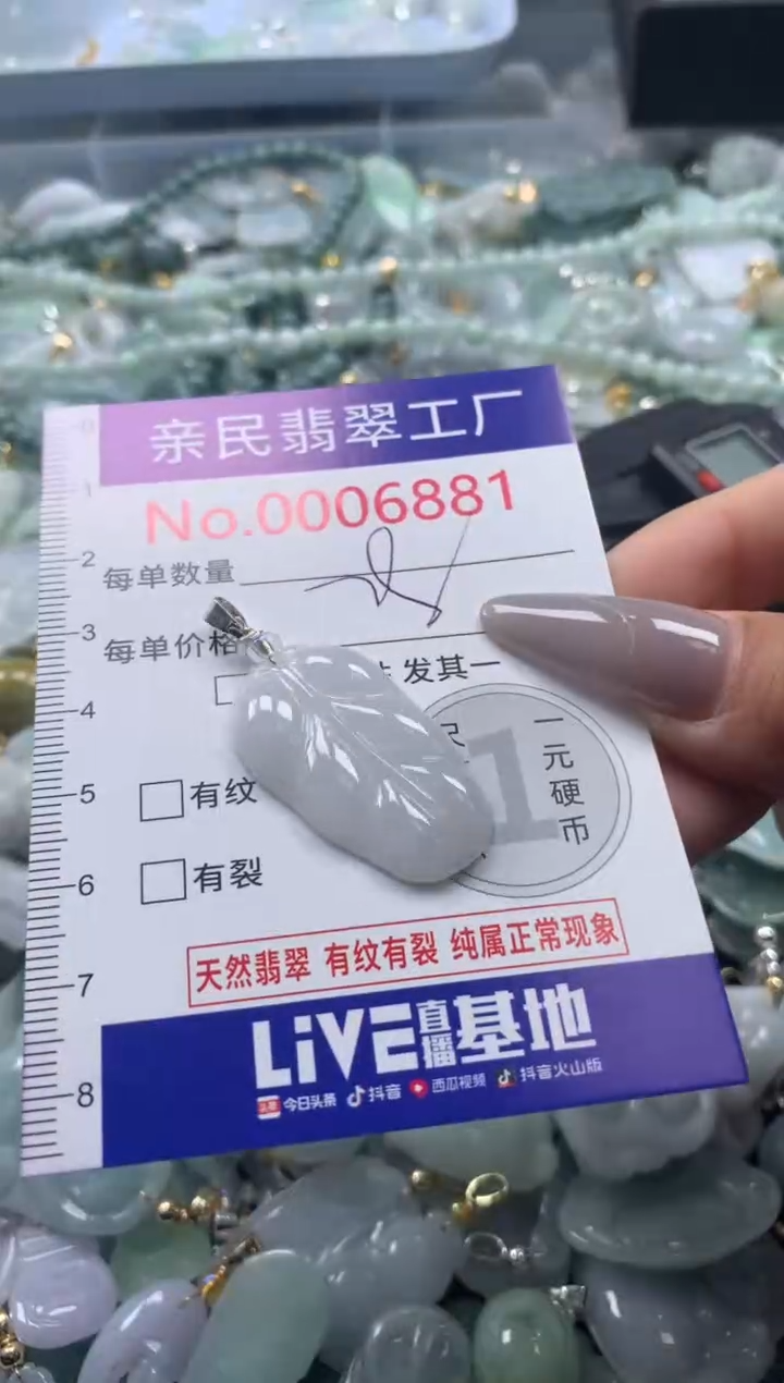 颈饰未镶嵌翡翠6881