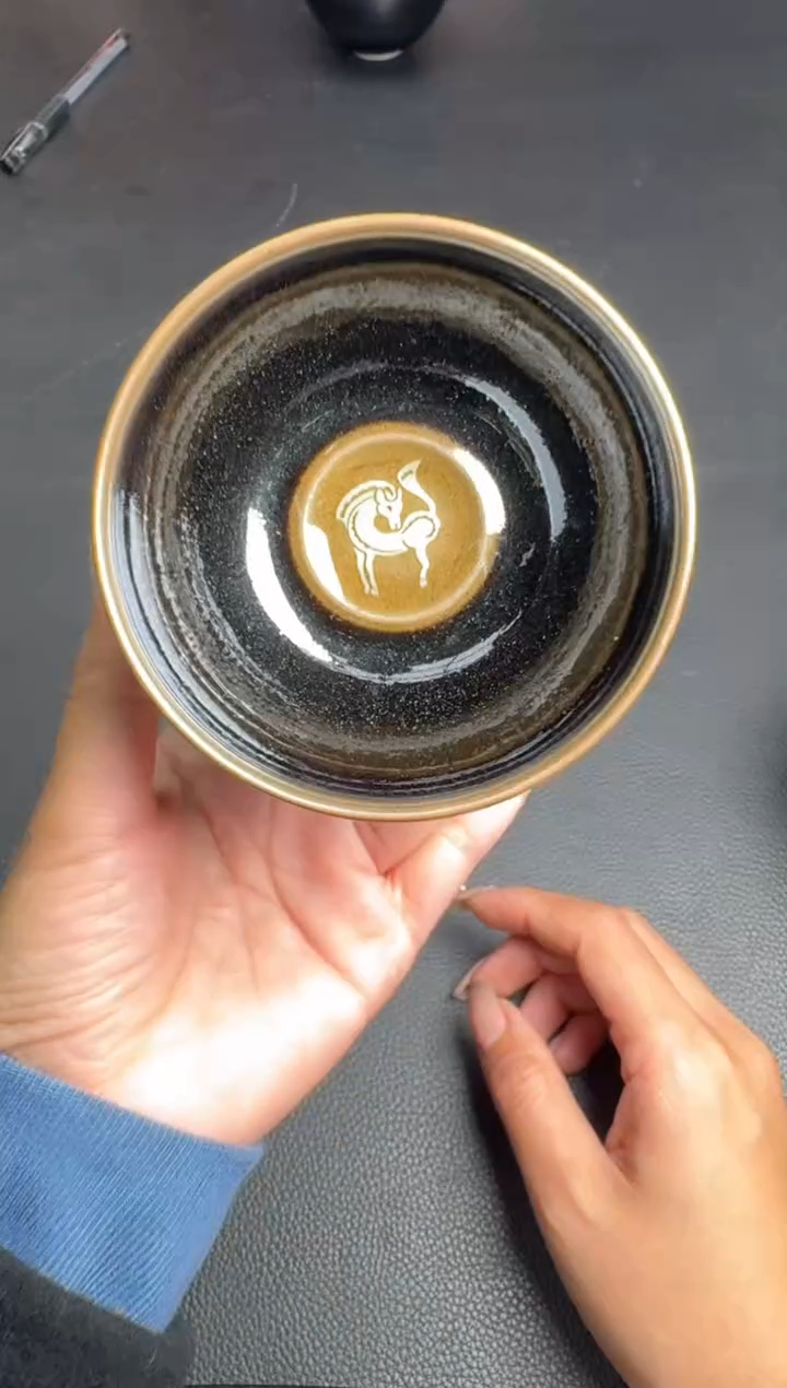 茶盏李光熙十二生肖-马64