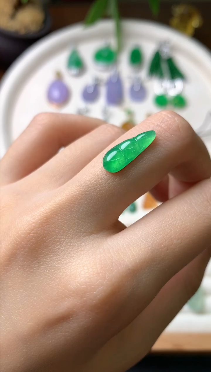 【闪购商品】定制翡翠未镶嵌裸石（镶嵌定制）