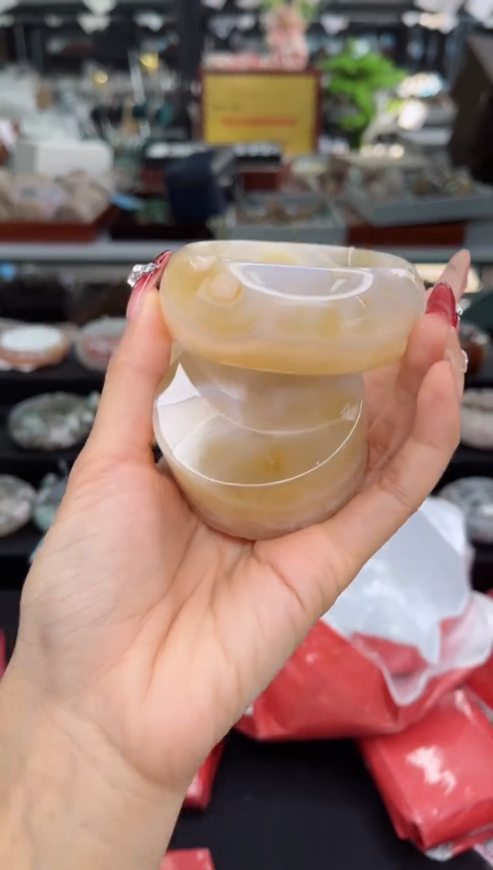 【闪购商品】石英质玉手镯未镶嵌59圈口（赠品镯心）3600209