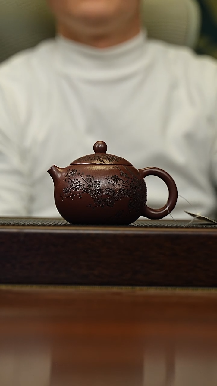 茶壶紫砂宜兴原矿 手工 紫砂壶容量160CC