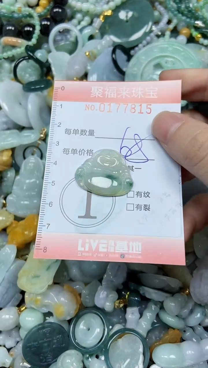 翡翠未镶嵌颈饰闪购0177815