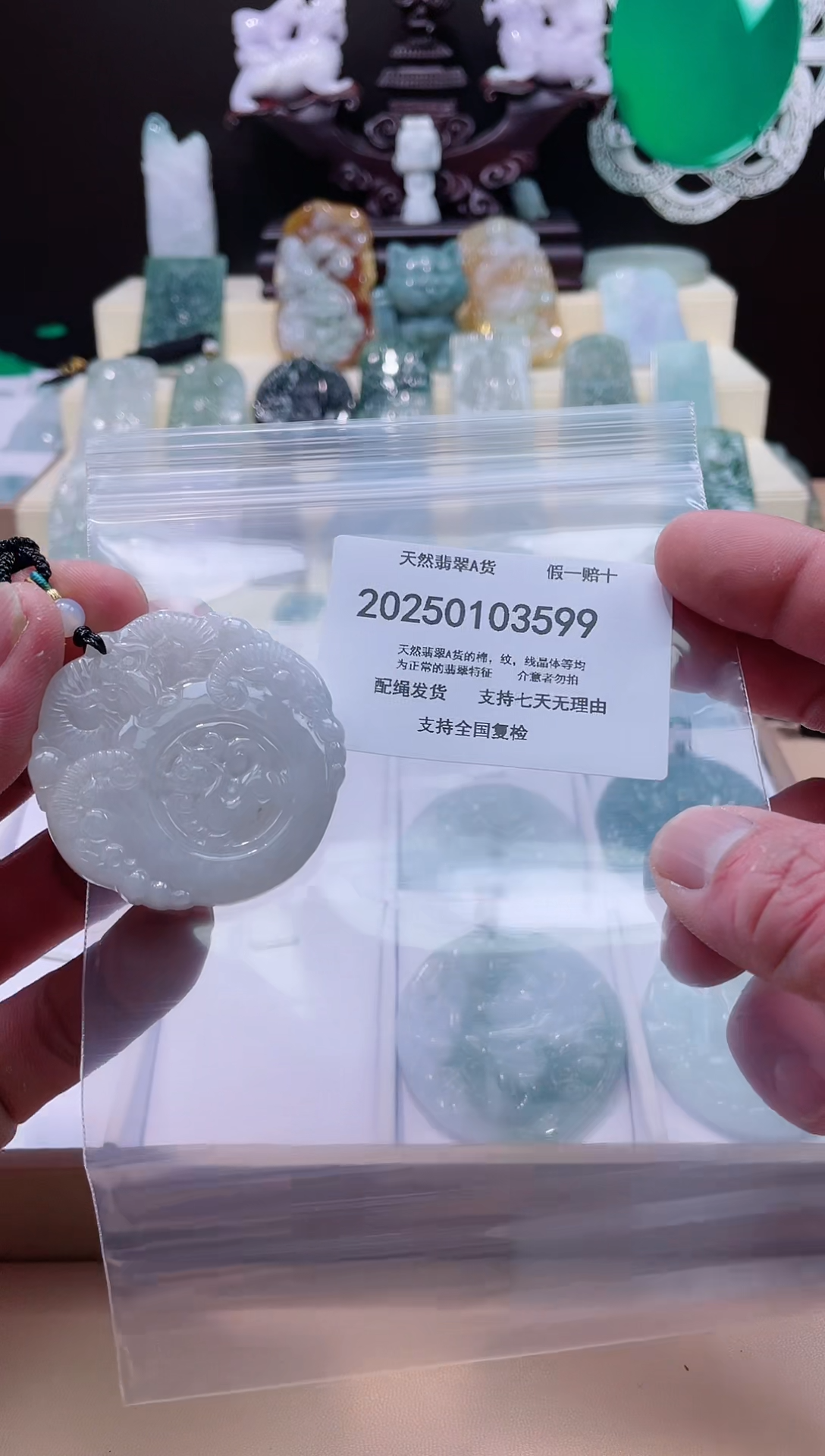 【闪购商品】翡翠颈饰未镶嵌闪购商品8号店200250010013