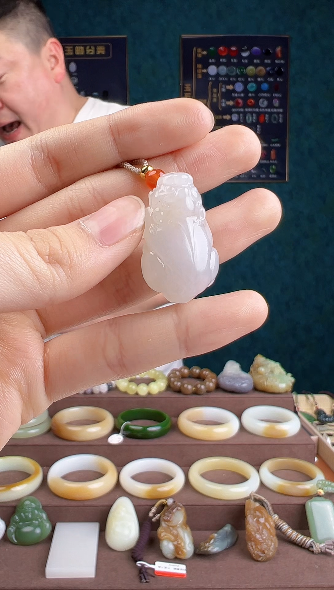 【闪购商品】和田玉颈饰未镶嵌ZZ 拍一发一 多样性发货