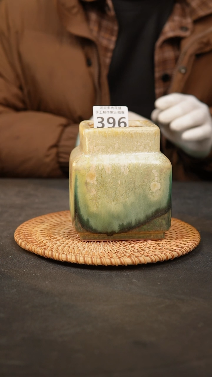 【闪购商品】瓷片景德镇手工花盆