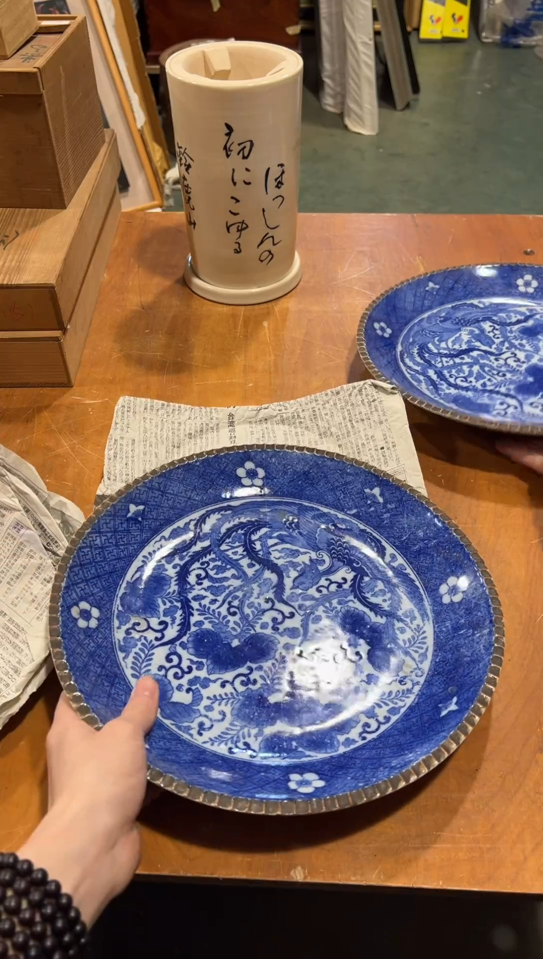 陶瓷A5218陶瓷中古周边/2落灰