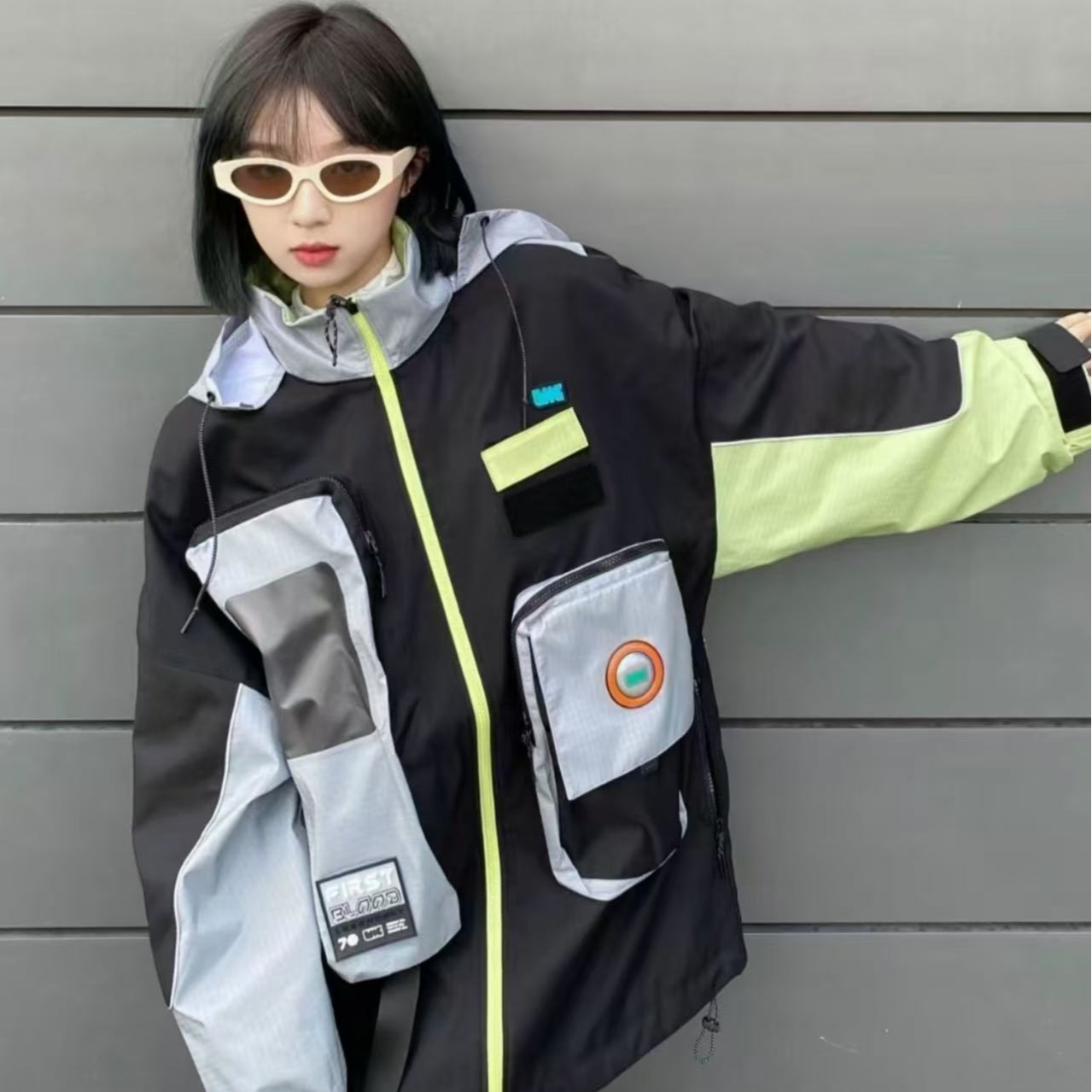 (直播）李宁春季LNG未来玩家系列工装风衣运动夹克男女同款FFAC007
