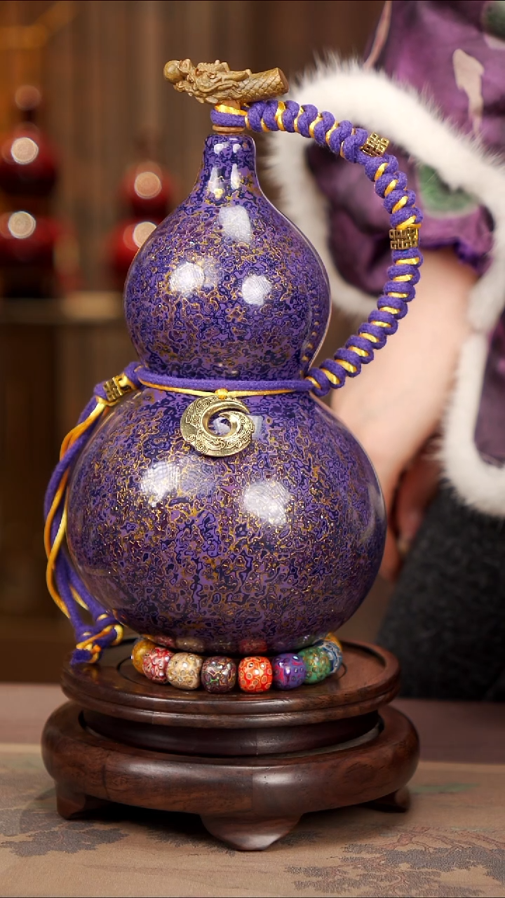 【闪购商品】281易林高端工艺大漆酒葫芦--1288