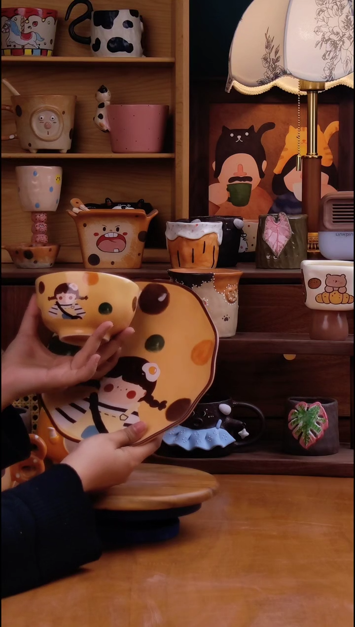 摆件陶景德镇原创手工陶瓷21