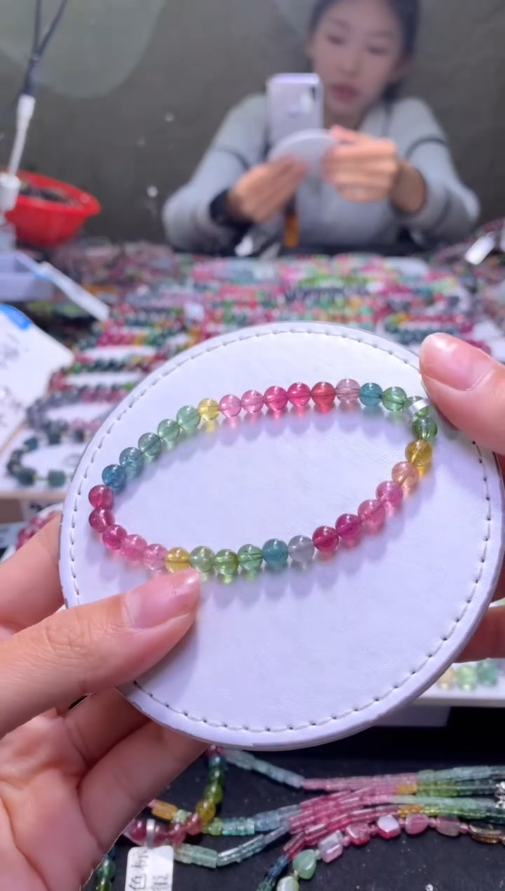 未镶嵌手串碧玺A94【天然碧玺】