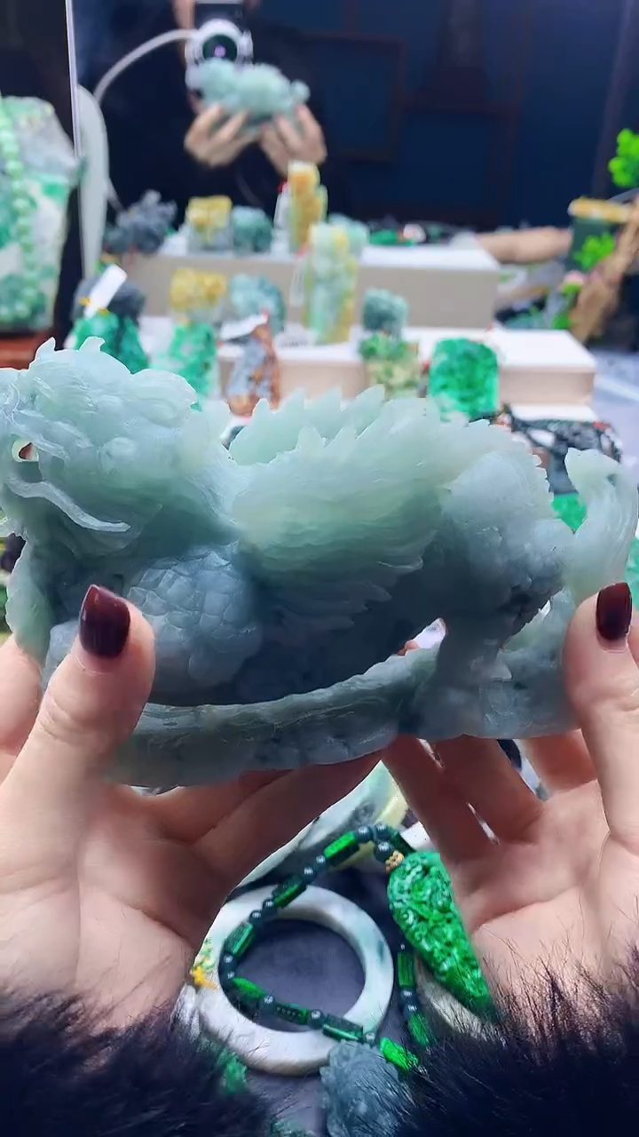 颈饰未镶嵌翡翠卍*生天然缅甸a货翡翠