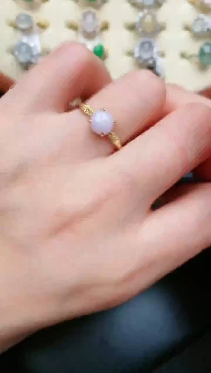 翡翠戒指银S925镶嵌....