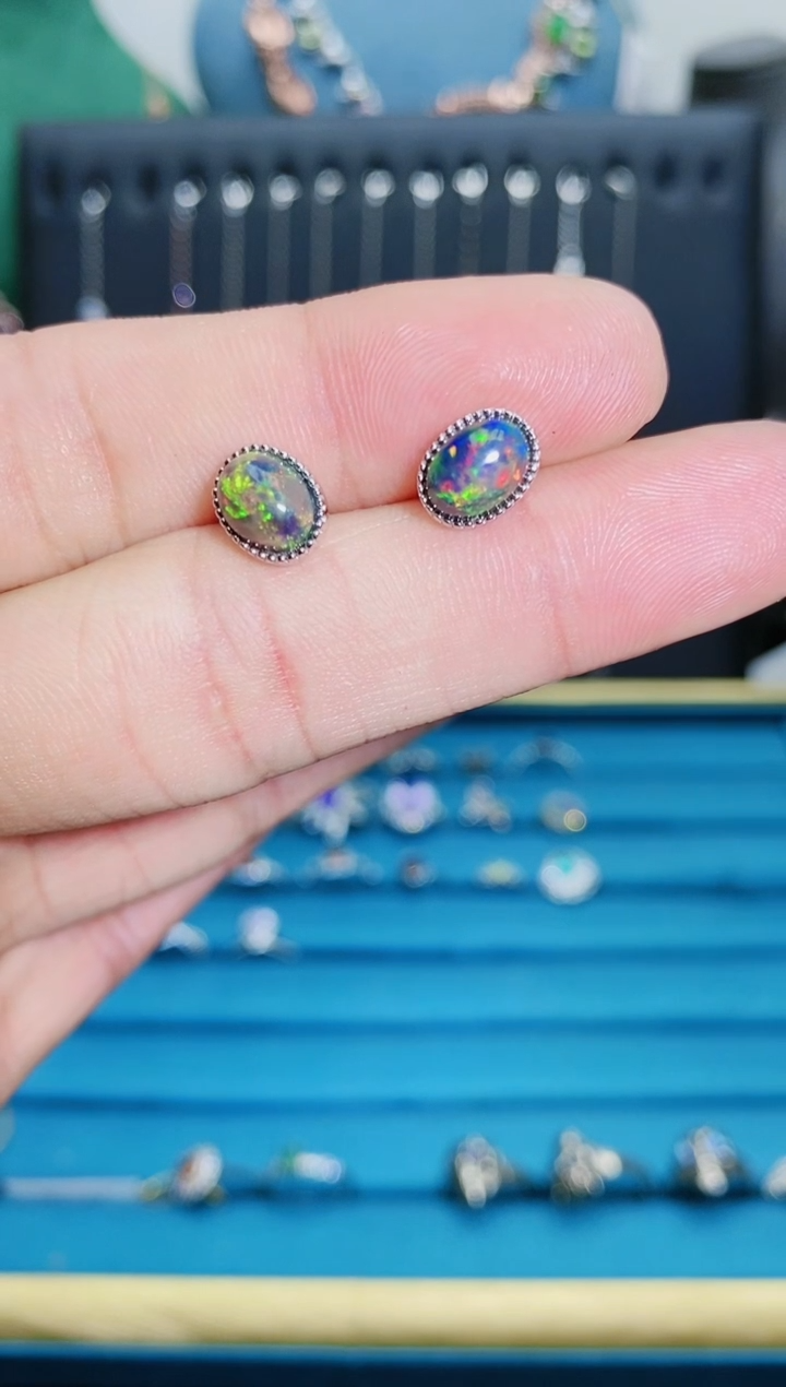 【闪购商品】欧泊珠宝奇石银S925镶嵌11211