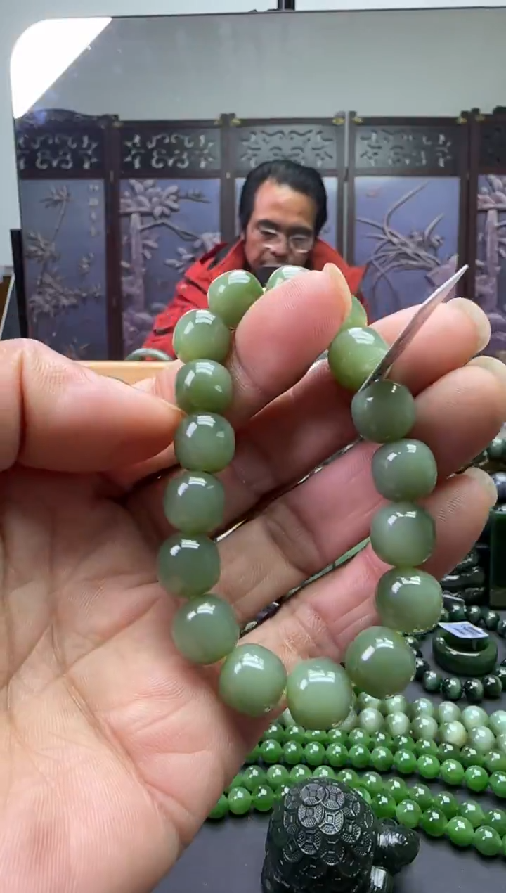 未镶嵌和田玉珠宝奇石手串