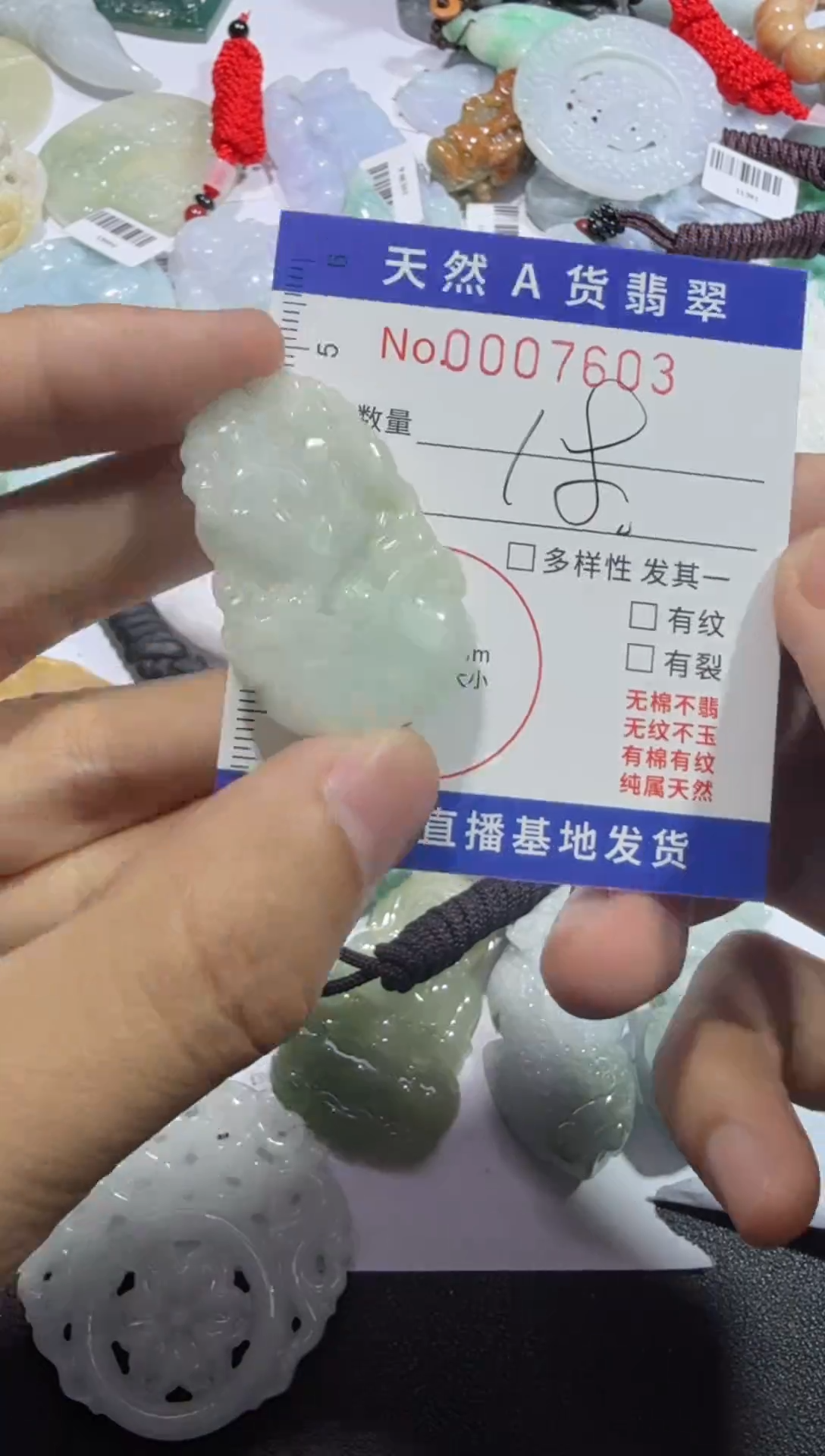 【闪购商品】翡翠颈饰未镶嵌00007603