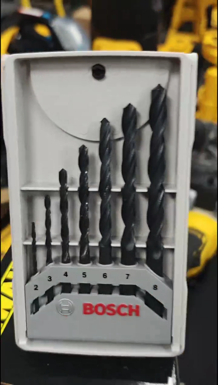 博世木工7支装麻花钻