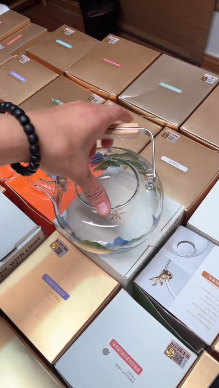 物肆/青绿山水/提梁壶