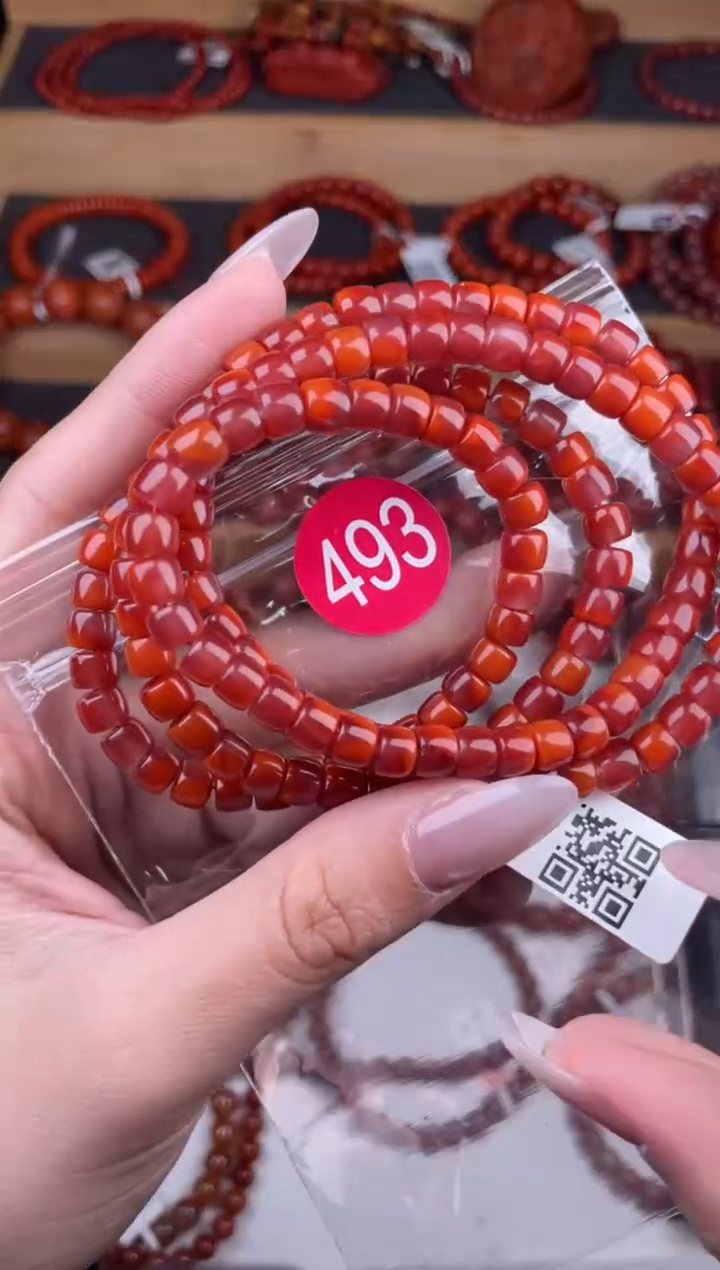 【闪购商品】南红玛瑙珠宝奇石合金493-6+