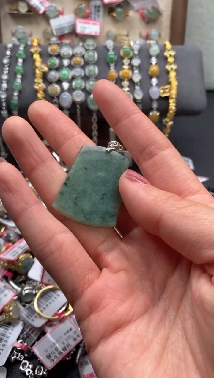 【闪购商品】翡翠戒指银S925镶嵌11111111111111  4