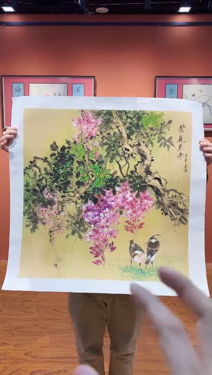 【闪购商品】国画周建真老师绘画作品9-3