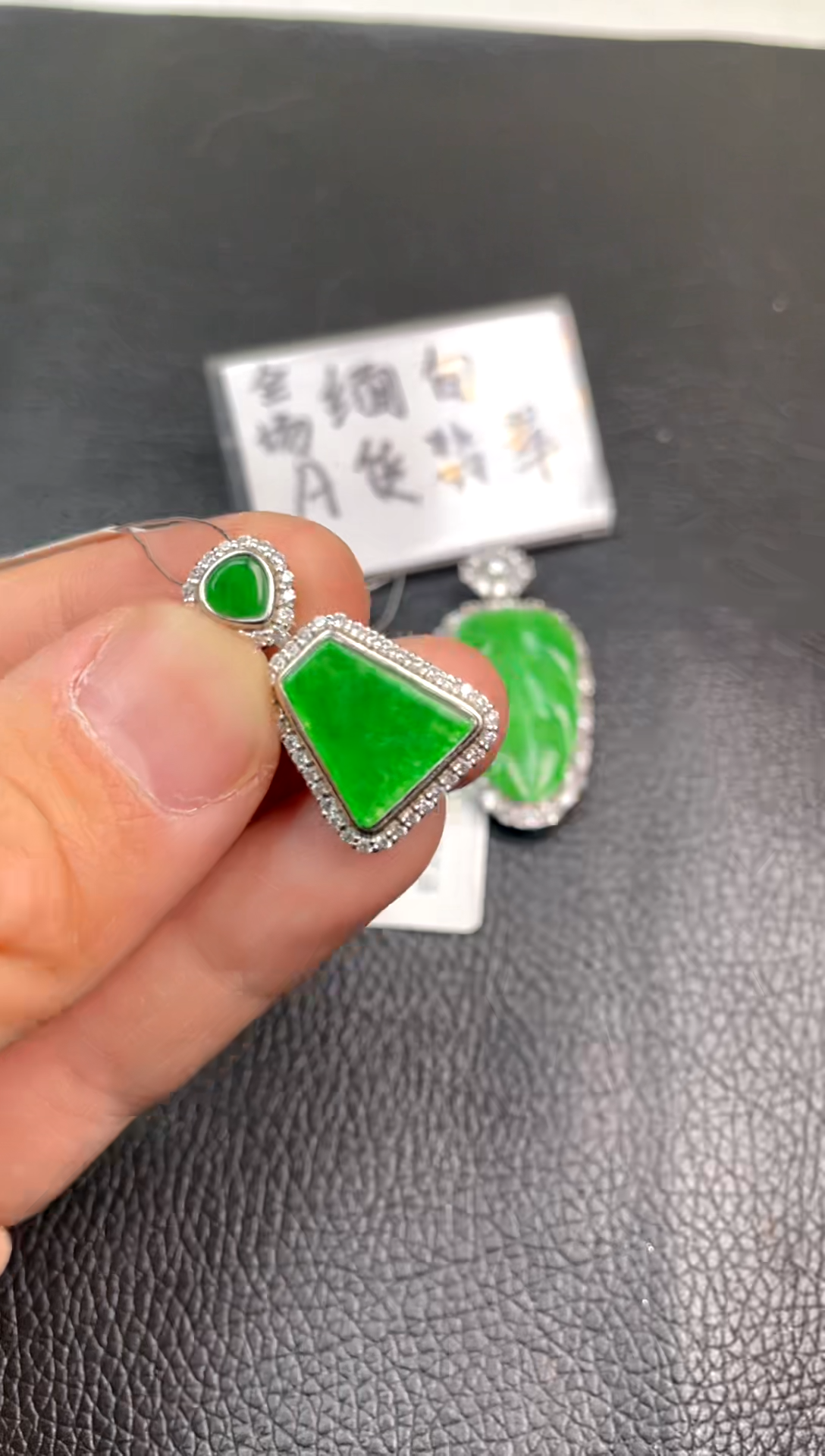 【闪购商品】翡翠吊坠(不含链)银S925镶嵌吊坠