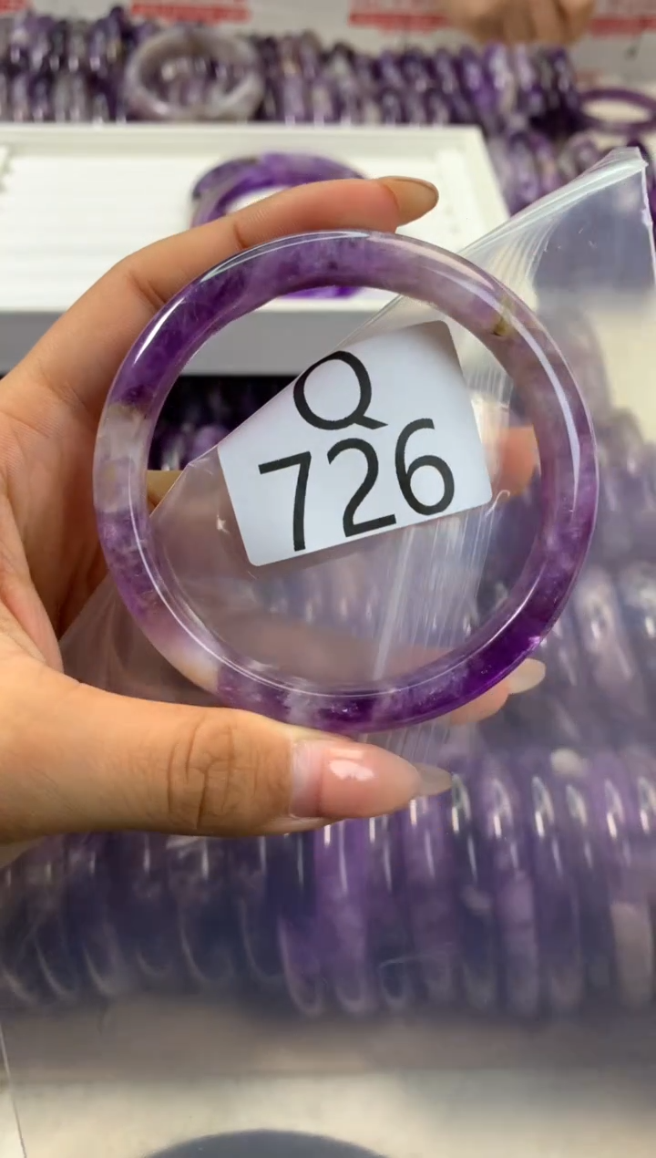 【闪购商品】水晶水晶手镯Q未镶嵌726-60