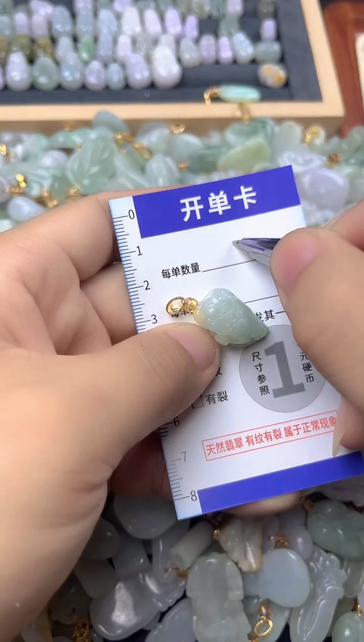 颈饰未镶嵌翡翠天然A货翡翠