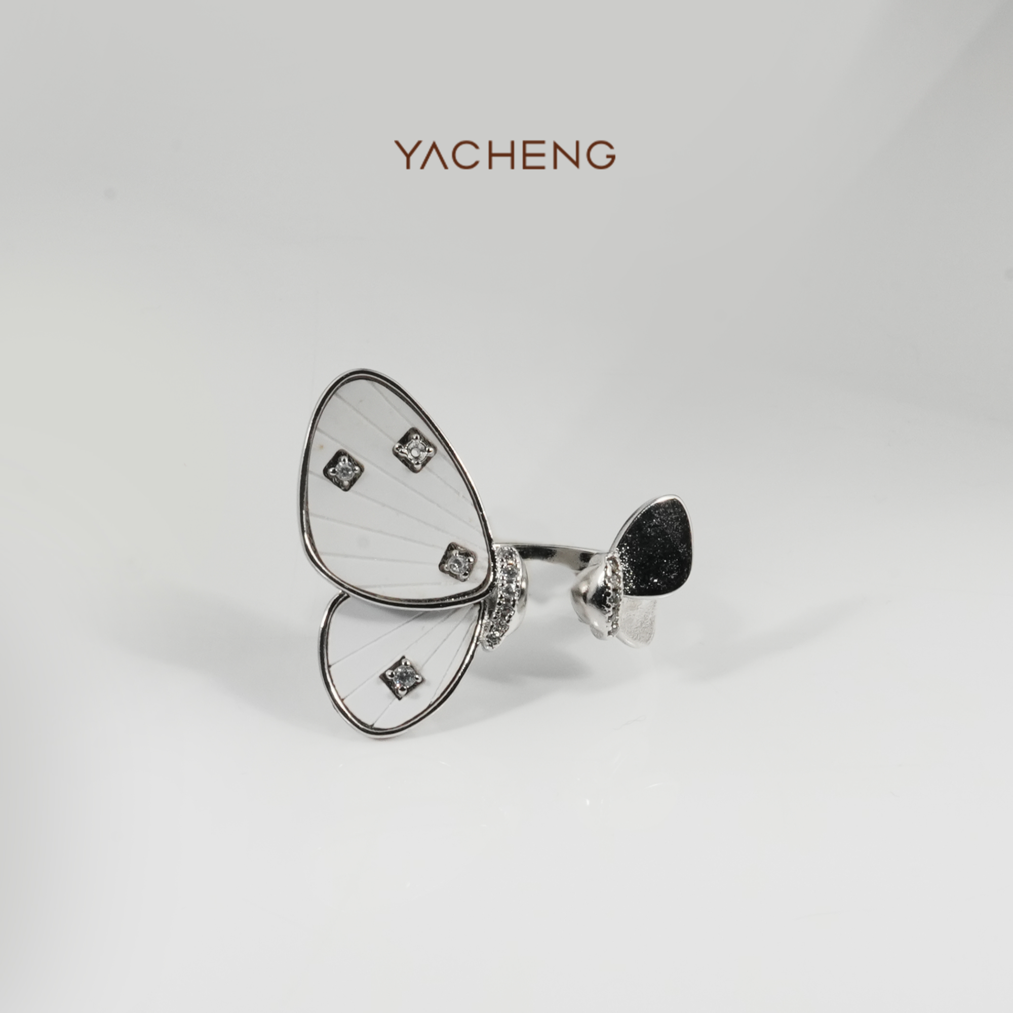 925银戒指 【雅丞珠宝】精灵蝴蝶戒指