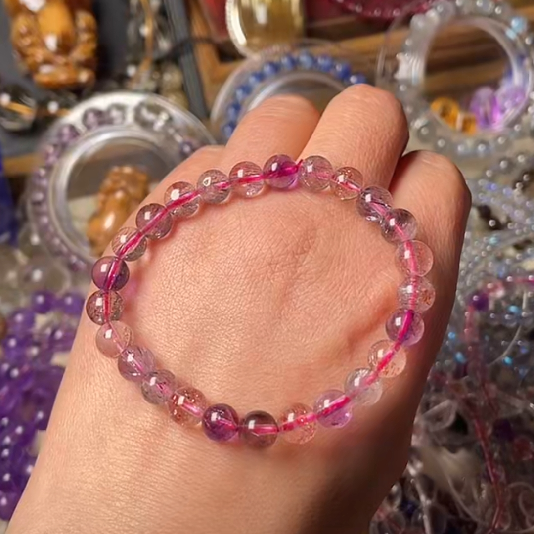 超七水晶单圈手链约7.3mm