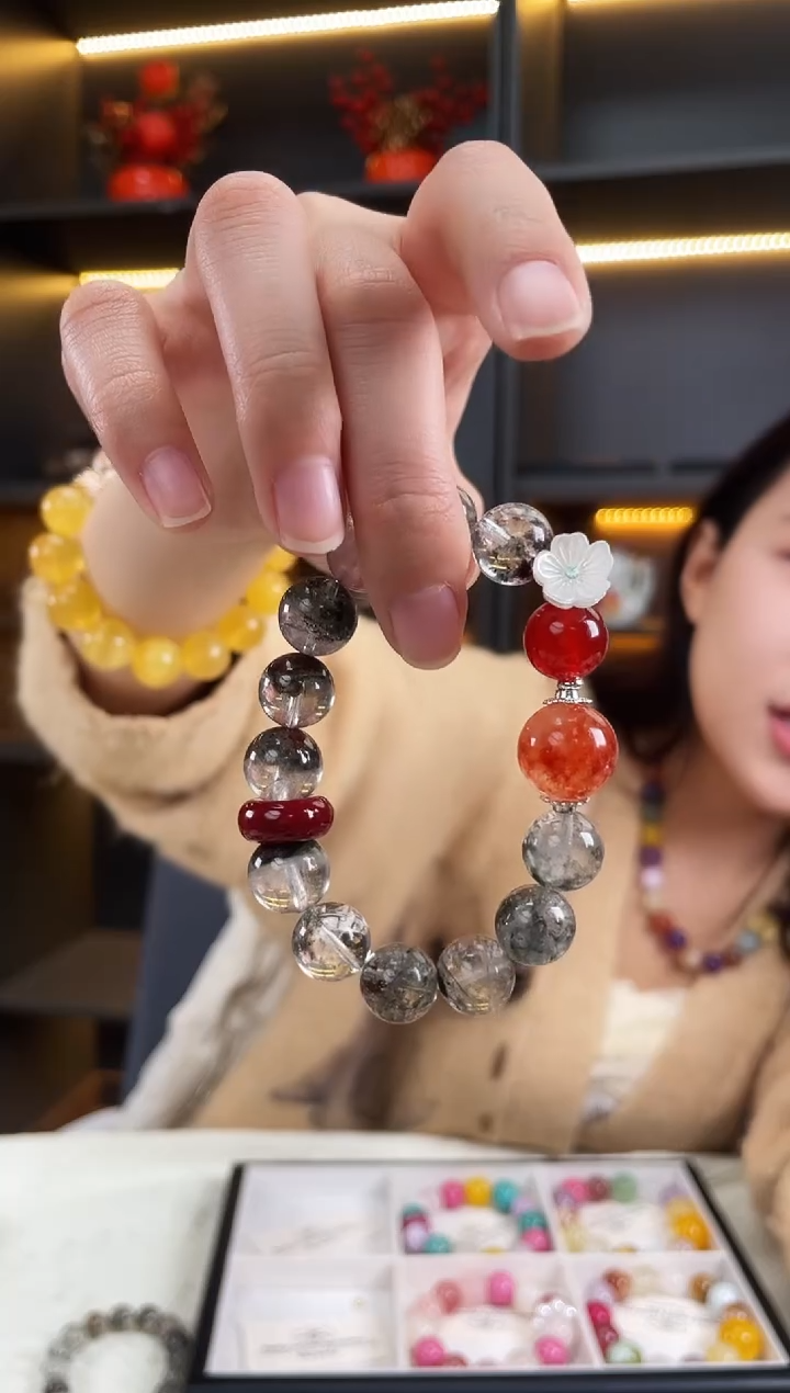 未镶嵌手链水晶绿幽灵手串