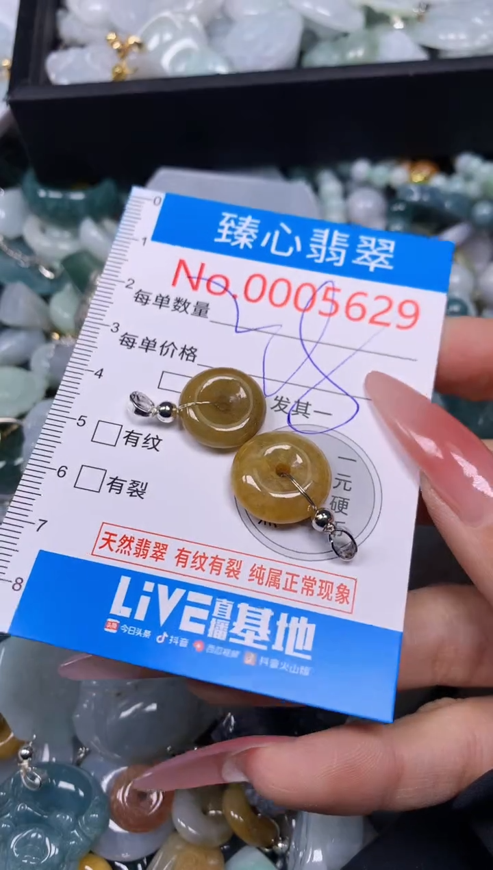 【闪购商品】翡翠颈饰未镶嵌含绳0005629