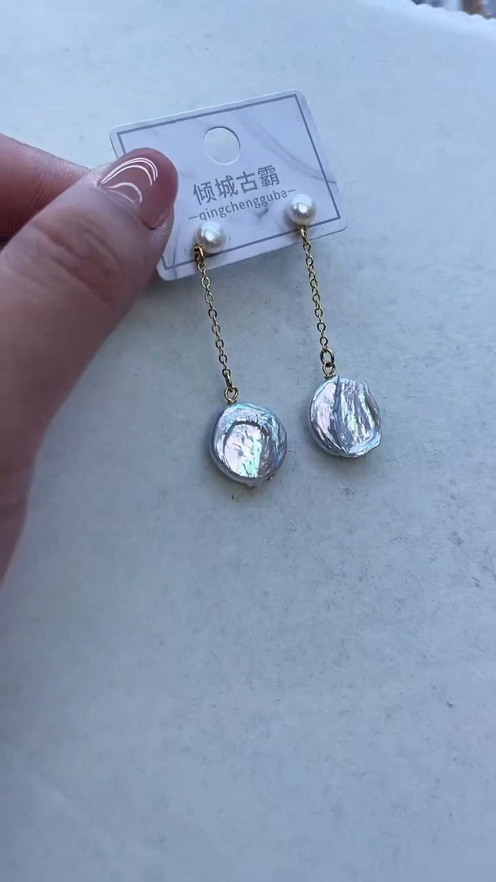 【闪购商品】淡水珍珠耳饰未镶嵌829