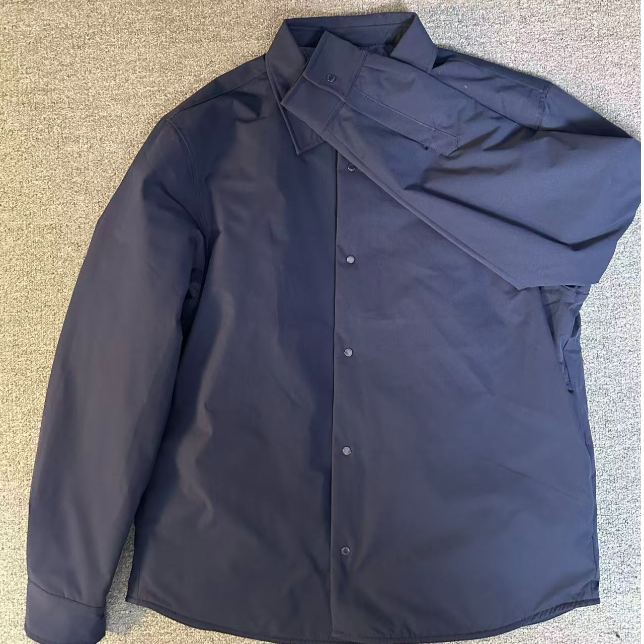 鱼老板的衬衫时尚男士休闲棉服