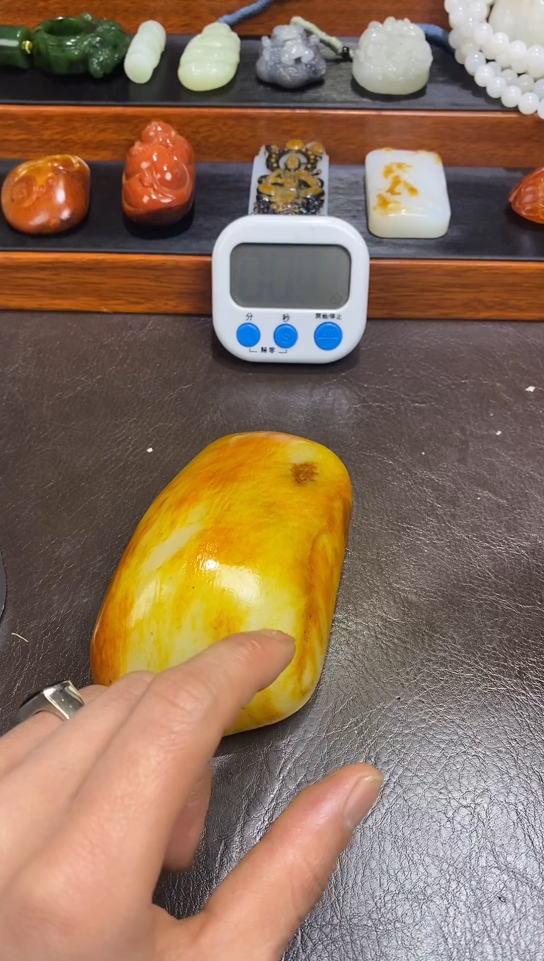 未镶嵌和田玉摆件李**…和田玉