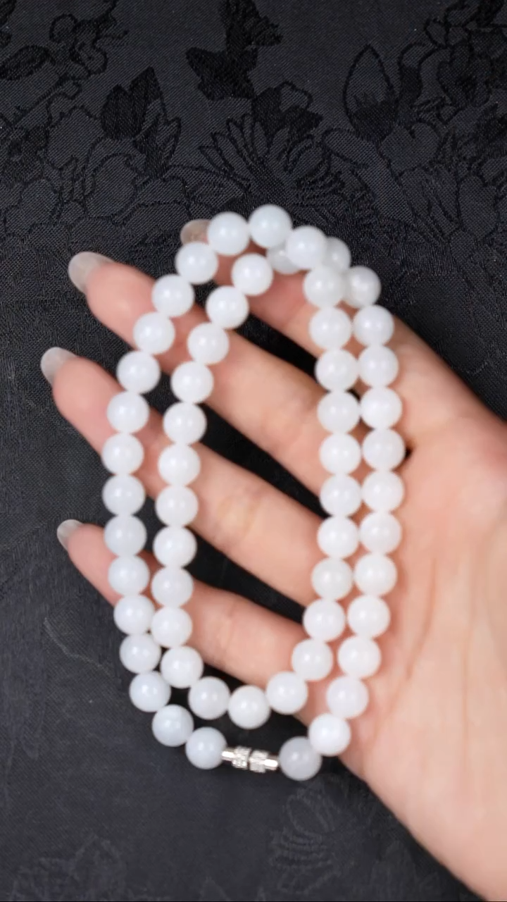 项链未镶嵌和田玉（白玉）俄料 工厂抛货  不退不换 多样性发其1