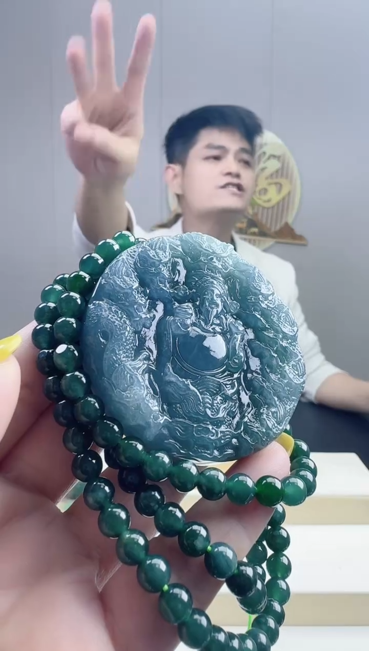 颈饰未镶嵌翡翠天然A货翡翠  多样性随机发其一