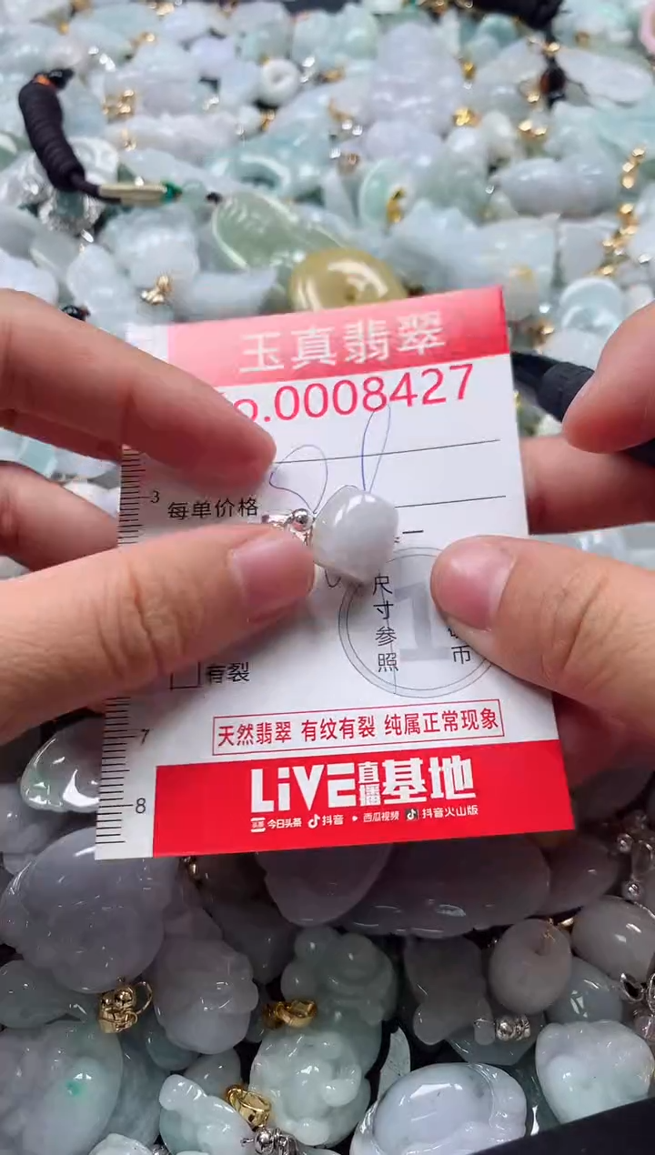 吊坠(不含链)未镶嵌翡翠8427