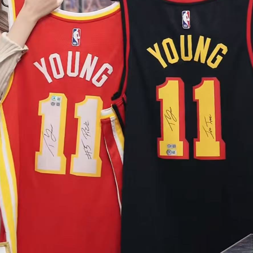 特雷杨亲签老鹰sw加签装裱收藏二选一【铭人堂亲签球衣直播专属链